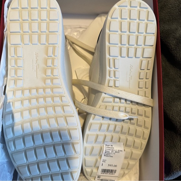 NWT Authentic Salvatore Ferragamo Pierre Sneakers Size 10 Women’s - Picture 5 of 7